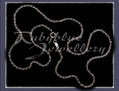 Sterling Silver Cable Link Chain Image