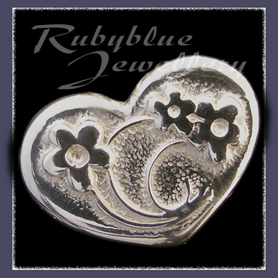 Sterling Silver 'Heart' Lapel Pin Image