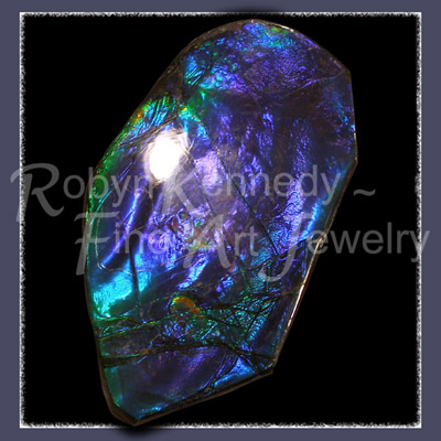 Genuine Freeform Alberta Ammolite Gemstone Image