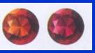 Orange to Red Sapphire Gemstones Image