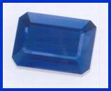 Emearald Cut Blue Sapphire Image