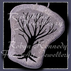 Sterlium Sterling Silver 'Cosmic Tree I' Pendant Image