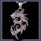 Sterling Silver 'Fire Dragon' Pendant Image