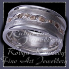 10 Karat Yellow Gold and Sterlium Silver 'Goldrush' Ring Image