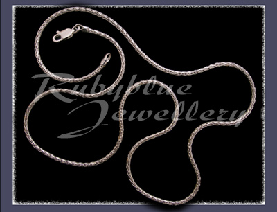 Sterling Silver Solid Diamond Cut Palma Link Chain Image
