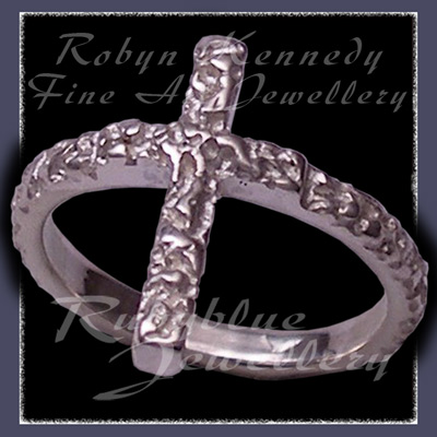 Sterling Silver 'Cross' Ring Image